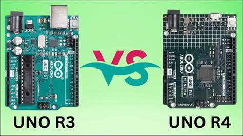 difference between arduino uno r3 and r4